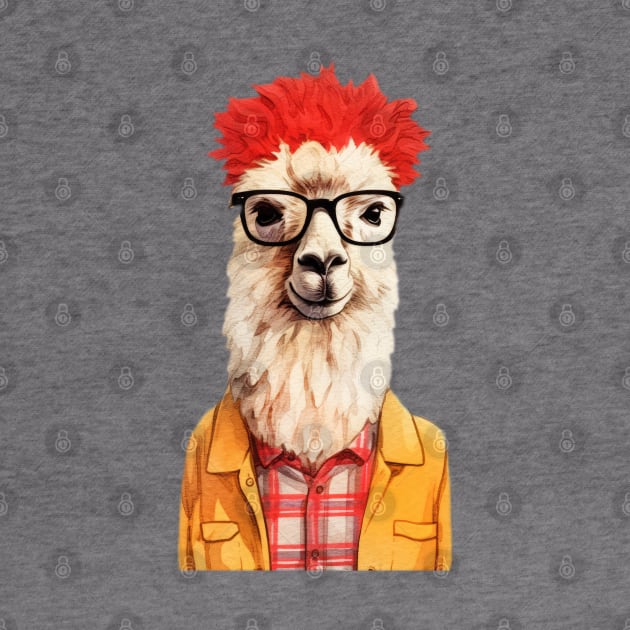 Lama hipster #lama by JBJart